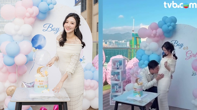 何依婷開P宣布BB性別  老公親吻孕肚超Sweet：期待Baby R