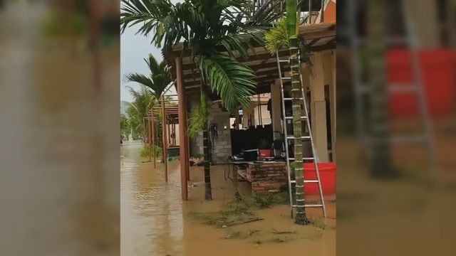 海南連日暴雨多地嚴重水浸至少三死 全省近三萬人撤離