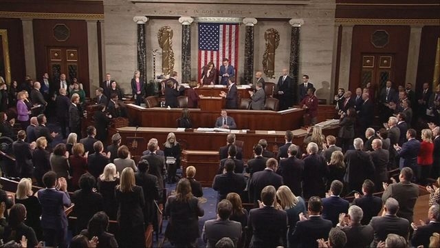 美國國會點算總統選舉選舉人票 正式確認特朗普當選總統