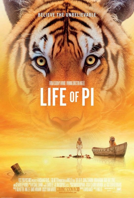 Life of Pi 少年Pi的奇幻漂流